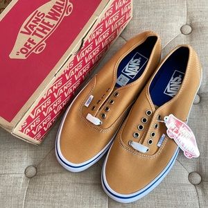 Vans Authentic sneaker, men’s size 7.5, women’s size 9, Amber Gold